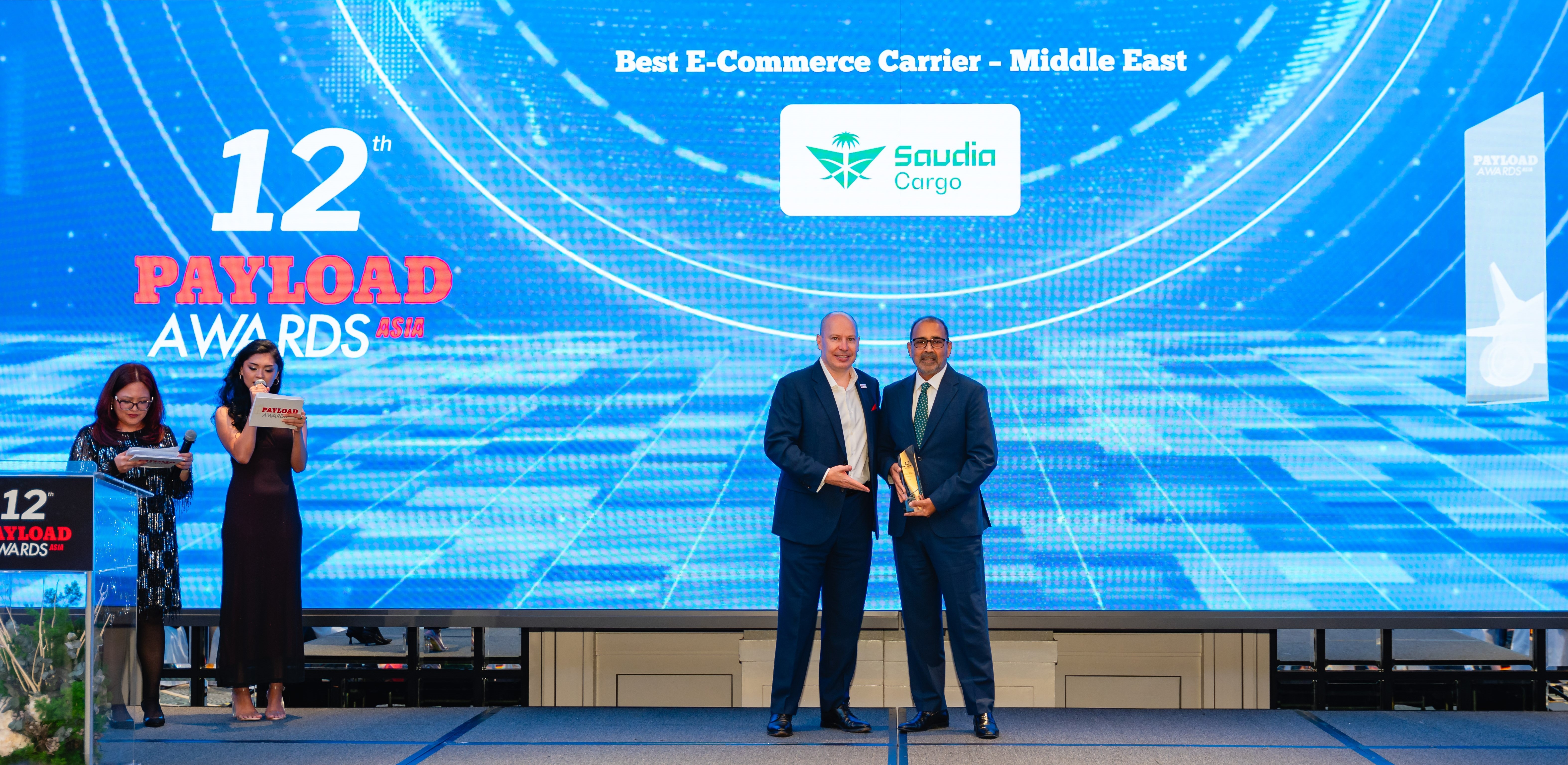 Saudia Cargo Named 'Best E-Commerce Carrier – Middle East' for Third Consecutive Year at Payload Asia